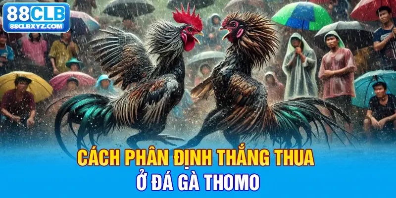 Làm thế nào để phân định thắng thua ở đá gà thomo